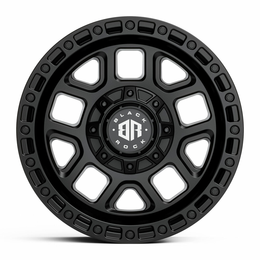 4x4 wheels Black Rock Raid Satin Black Rims for 4x4 By Black Rock Offroad
