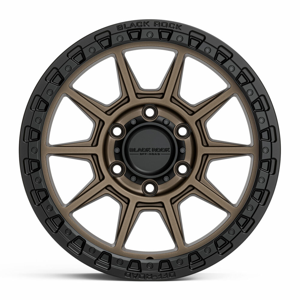 4x4 Wheels for Truck and 4WD Black Rock Gunner Dark Bronze Black Ring Rims