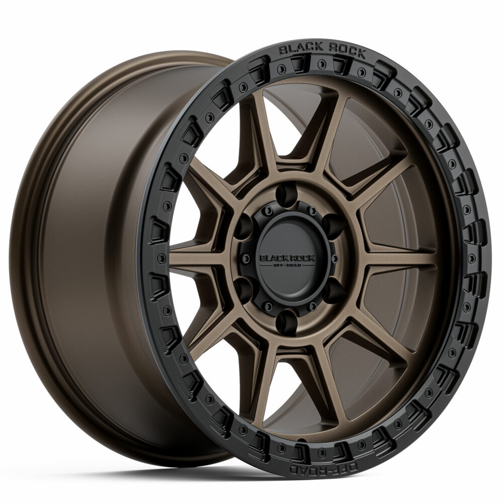 4x4 Wheels for Truck and 4WD Black Rock Gunner Dark Bronze Black Ring Rims
