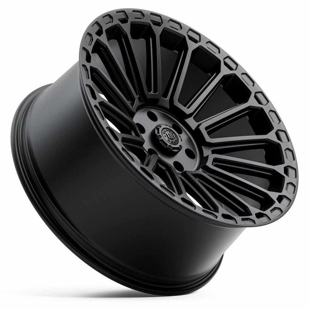 4X4 Rims Black Rock Empire Satin Black Off-Road Wheels 22 inch 6x139.7 PCD